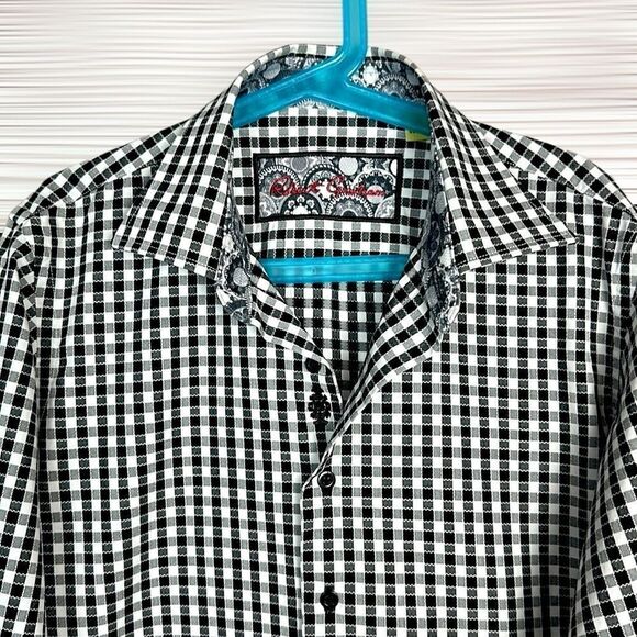 ROBERT GRAHAM Boy’s Button Up Shirt
Cotton Plaid Contrast Cuffs M (10-12) - Picture 5 of 11
